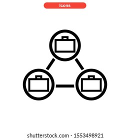 referral icon isolated sign symbol vector illustration - high quality black style vector icons
