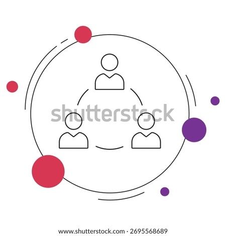 Referral icon, Referral Program, Referral Link,Code, Referral Reward, vector