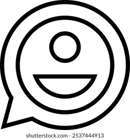 ícone de referência. Design de estilo linear fino isolado em fundo branco