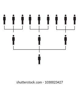 Referral illustration. Vector