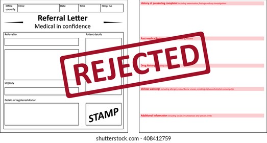 Referral Letter Rejected
