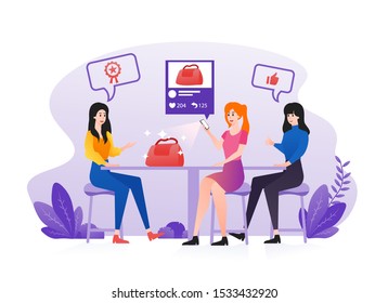 Referral marketing, affiliate marketing, network marketing, referral program strategy. Referring friends illustration