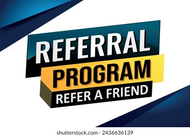 programa de referencia derivación un amigo poster banner diseño gráfico icono logo signo símbolo sitio web de redes sociales cupón

