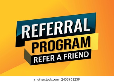 referral program referral a friend poster banner graphic design icon logo sign symbol social media website coupon

