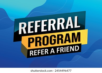 referral program referral a friend poster banner graphic design icon logo sign symbol social media website coupon

