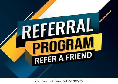 referral program referral a friend poster banner graphic design icon logo sign symbol social media website coupon

