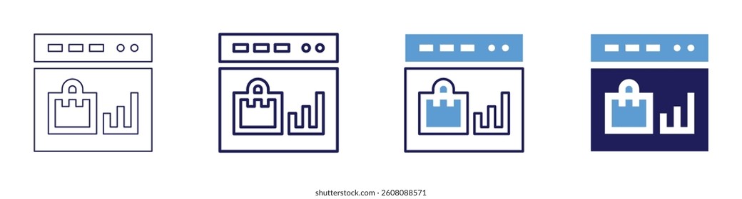 Referral program icon in 4 different styles. Thin Line, Line, Bold Line, Duotone. Duotone style. Editable stroke.