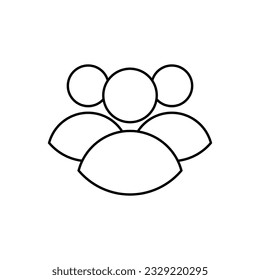 Referral program icon vector. Referral illustration sign. Team symbol. Management logo.