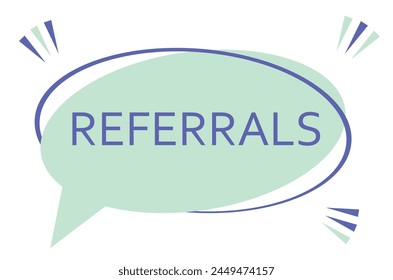 Referral program speech bubble text. Hi There on bright color for Sticker, Banner and Poster. vector illustration .