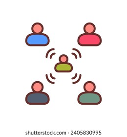 Referral Program in vector. Illustration
