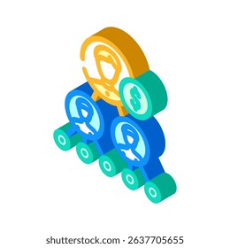 referral rewards isometric icon vector. referral rewards sign. isolated symbol illustration