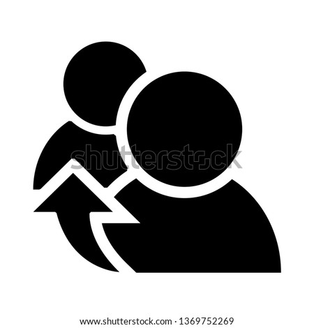 Referrals, reference, meeting icon vector image.