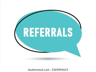 Referrals speech bubble text. Hi There on bright color for Sticker, Banner and Poster. vector illustration.