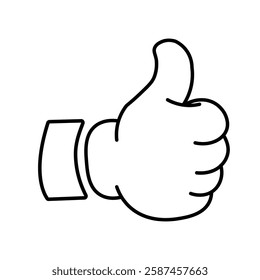 refers to a widely recognized hand gesture representing approval or agreement. 