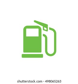 refill bio electric automobile eco green simple icon on white background