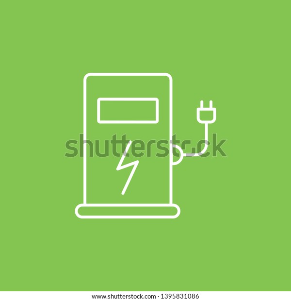 Refill, charge,\
eco icon - Vector. Simple element illustration from UI concept.\
Refill, charge, eco icon - Vector. Infographic concept vector\
illustration. on white\
background