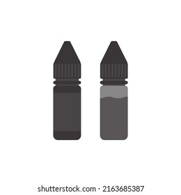 Refill Liquid Ecigarette. Electronic Vape. Vector Illustration Icon