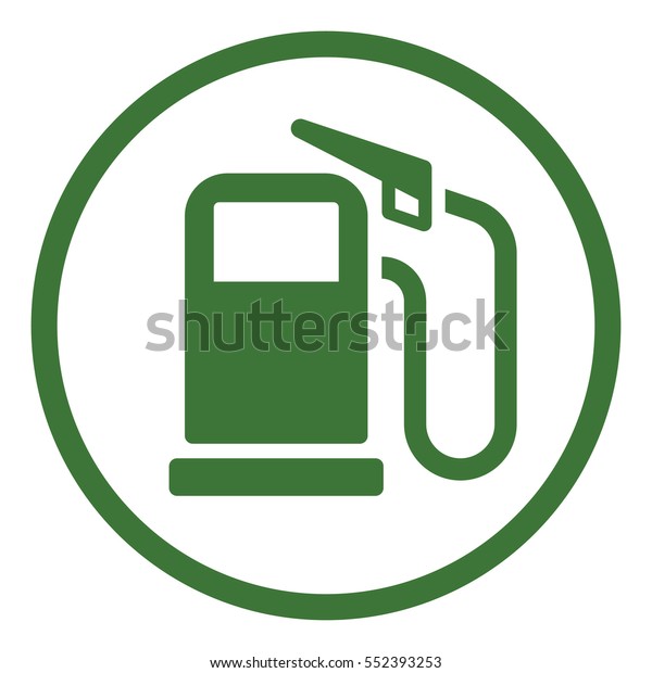 refill petrol\
fossil diesel oil icon in\
circle