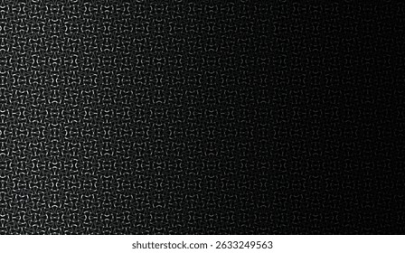 Malha de metal preto refinado: Padrão sem emenda de formas geométricas interligadas com reflexos de luz elegantes cria um fundo texturizado luxuoso