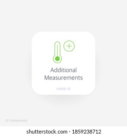 Refined COVID-19 medical function and information popover UI/UX design template.
Corona Virus safety measures and precaution warning sign.
fully editable vector.

