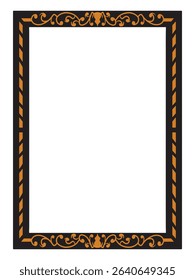 Refined Decorative Ornamental Frame Decorative Vector