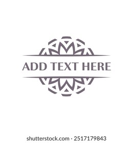Refined emblem template with vintage appeal suited for craft or handmade brands