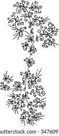 Refined Floral vignette. Eau-forte CCLXXXIX.
