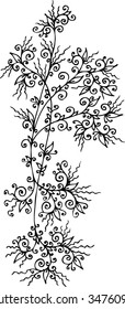 Refined Floral vignette. Eau-forte CCLXXXVIII.