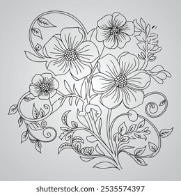 Refined and Graceful A Floral Art Creation
