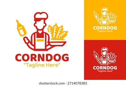 Un logotipo de maíz minimalista y refinado adecuado para marcas de aperitivos de lujo y quioscos de comida especializada.
