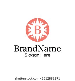 Refined Ornamental Logo Design Template for Upscale Enterprises