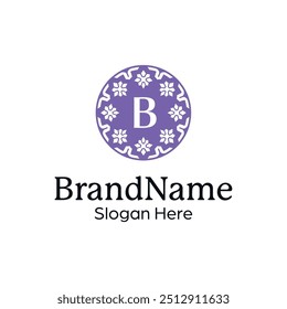 Refined Ornamental Logo Design Template for Upscale Enterprises