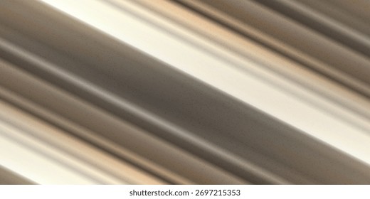 Un bolso sin costuras refinado con rayas diagonales borrosas de gradación marrón y beige y una textura sutil. Un patrón abstracto con un tono neutro y una malla degradada. Ilustración vectorial.