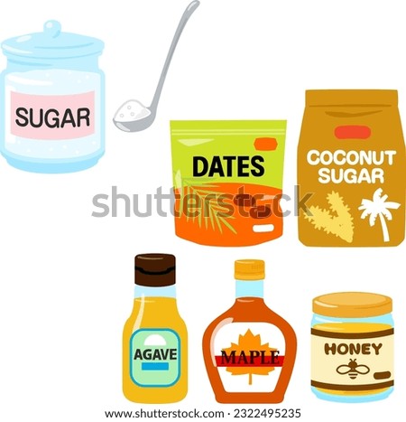 Refined sugar and sweetener substitute