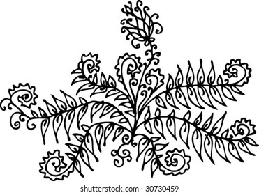 Refined vignette XC. Eau-forte illustration.
