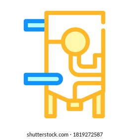 vector de icono de color del equipo de refinador. signo de equipo de refino. ilustración de símbolo aislado
