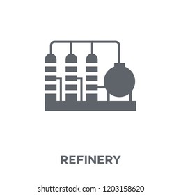 Refinery icon. Refinery design concept from  collection. Simple element vector illustration on white background.