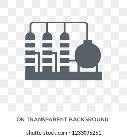 Refinery icon. Refinery design concept from  collection. Simple element vector illustration on transparent background.