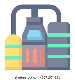 Elemento De Ícone De Refinaria Para Design