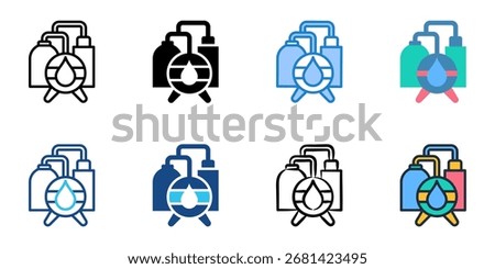 Refinery icon set multiple style collection 
