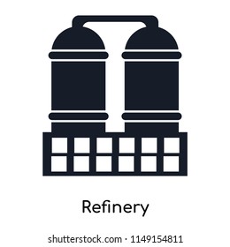 Refinery icon vector isolated on white background for your web and mobile app design, Refinery logo concept