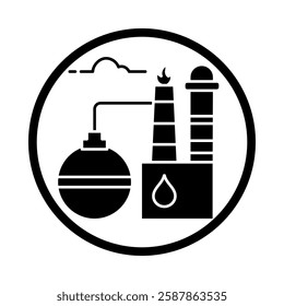 Refinery – Industrial Facility for Processing Crude Oil into Fuel