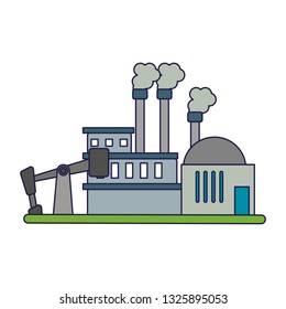 Refinery industry plant