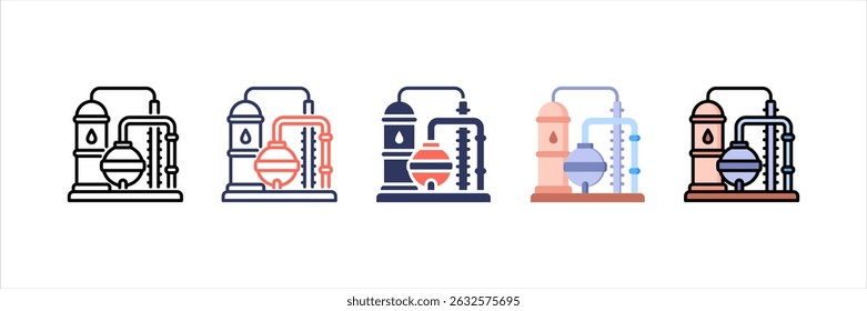Refinery Multi Style Icon Set