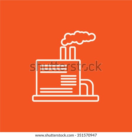 Similar – Image, Stock Photo Industrial plant in building construction