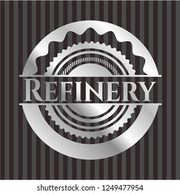 Refinery silver shiny badge
