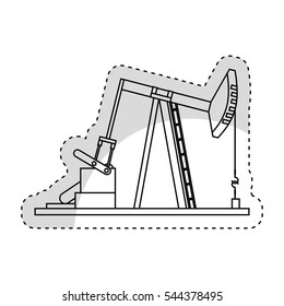 Refining plant isolated icon vector illustration design