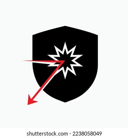 Reflect Icon. Defense, Security Act. Protect Symbol.