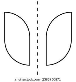 Icono Reflejar, icono Diseño gráfico