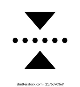 Reflect Icon Vector Symbol Design Illustration